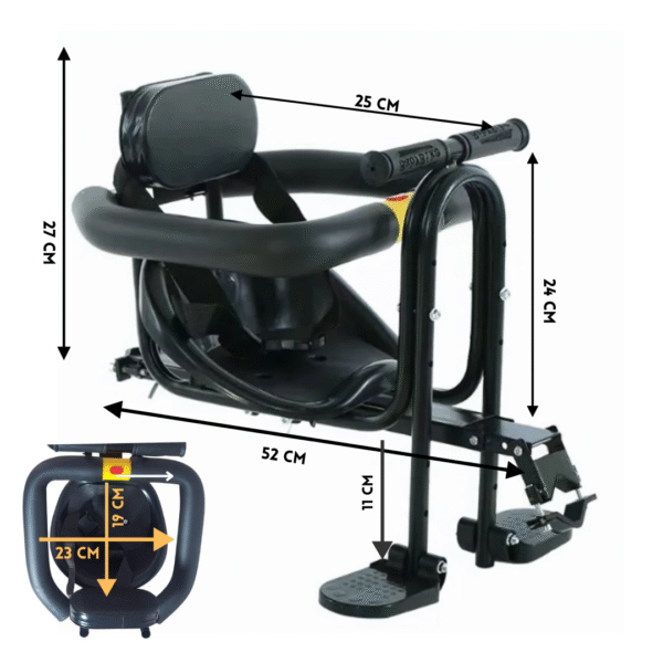 🚴‍♂️ ¡Lleva a tu pequeño o pequeña contigo a cada aventura!